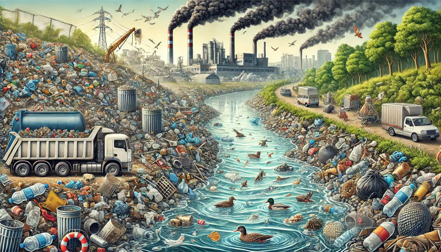 belajar  menjaga lingkungan dengan  cara Pengelolaan Sampah